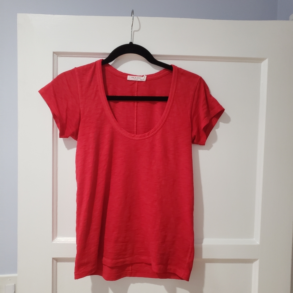 Rag & Bone U Neck Tee